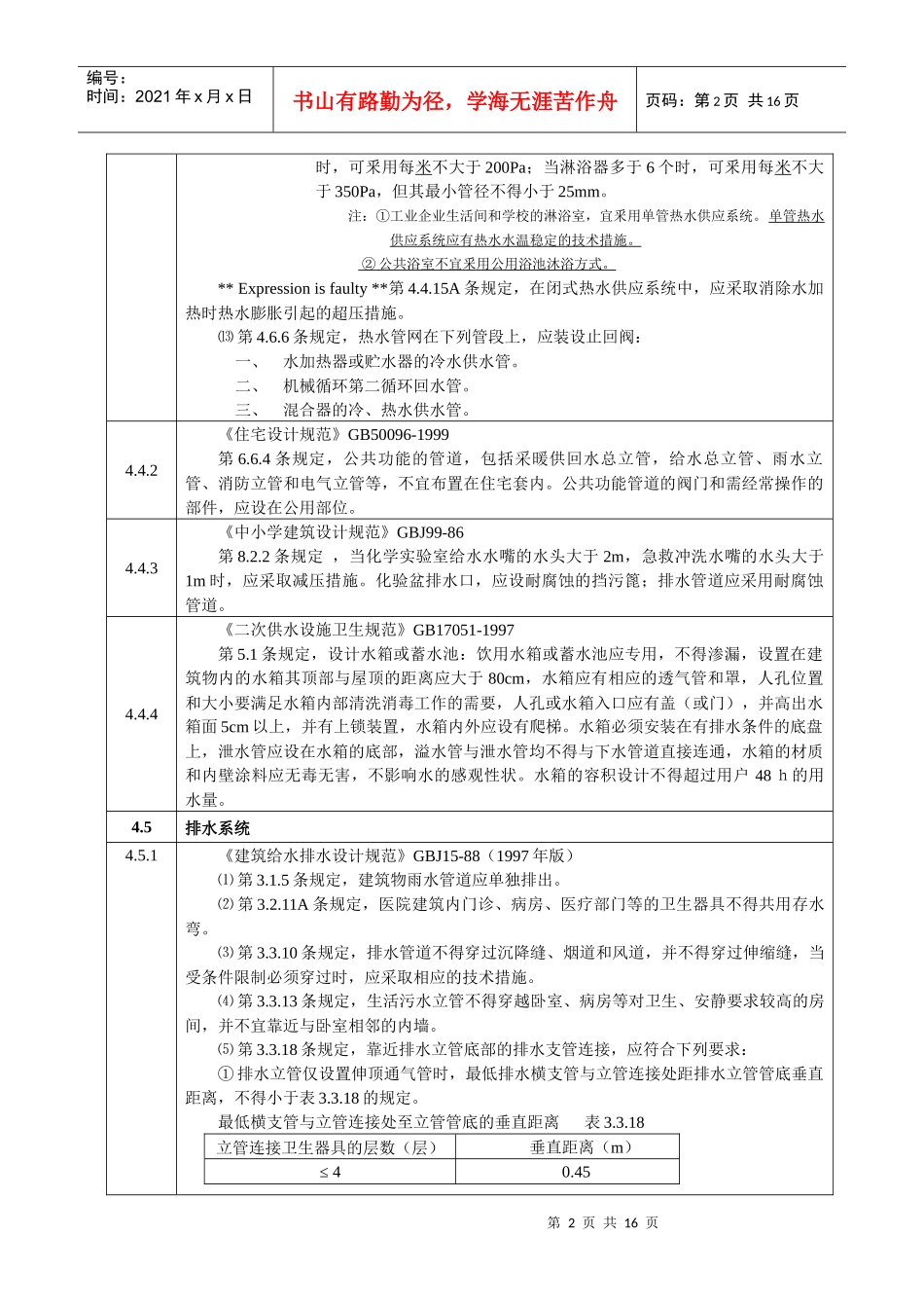 安装工程施工图审查要点_第2页