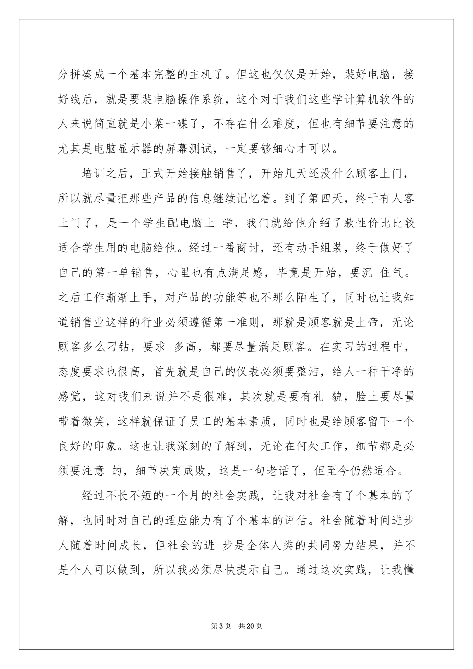 关于电脑销售的实习报告6篇_第3页
