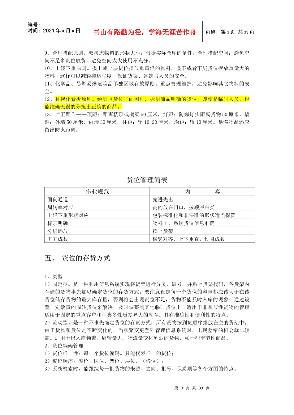 某物流技术规范手册(含仓库库位规划等等内容)_第3页