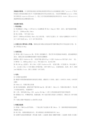 蛋白质组学免疫共沉淀试验技术IP试验