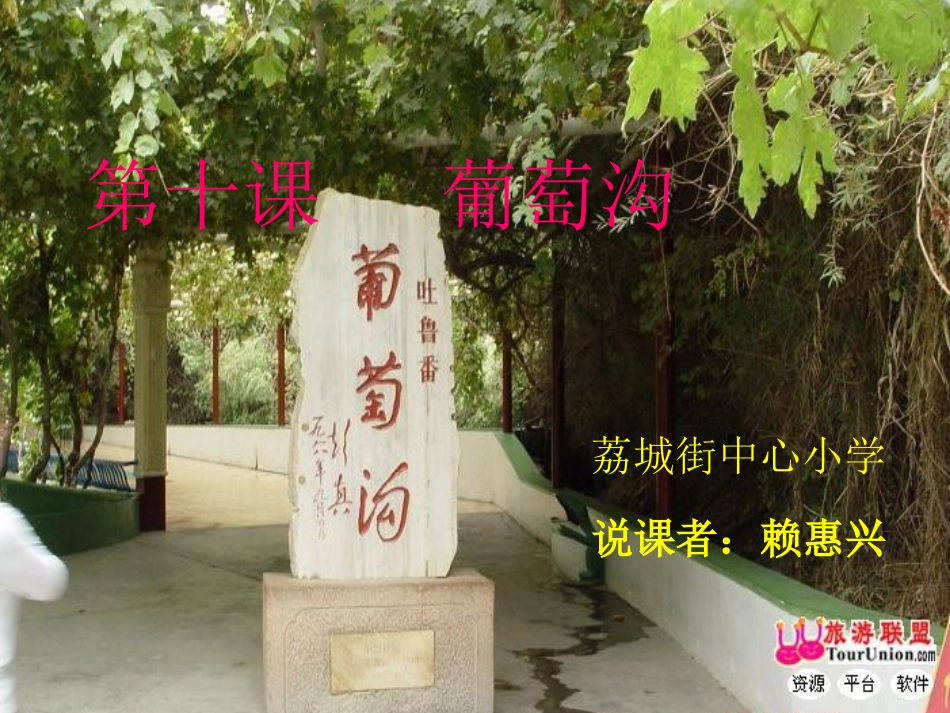 葡萄沟说课课件_第1页