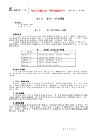 JIT生产方式实务