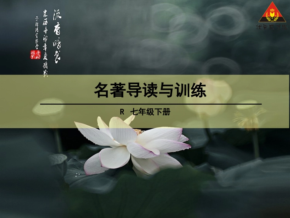 名著导读与训练（上课课件）_第1页