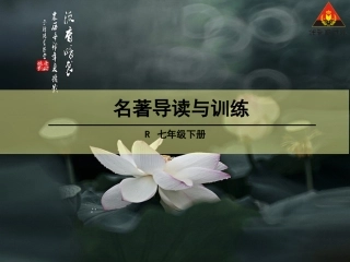 名著导读与训练（上课课件）