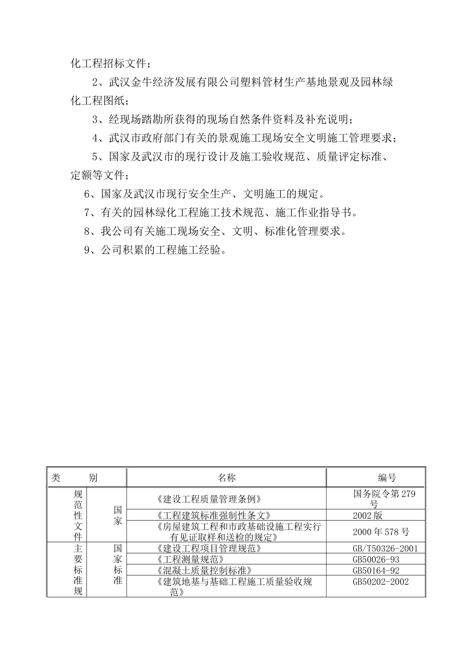 金牛管业景观工程技术标_第2页