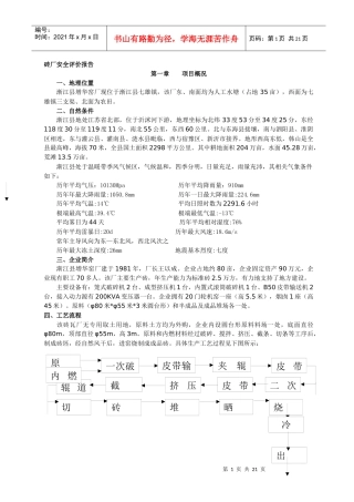 砖厂安全评价报告