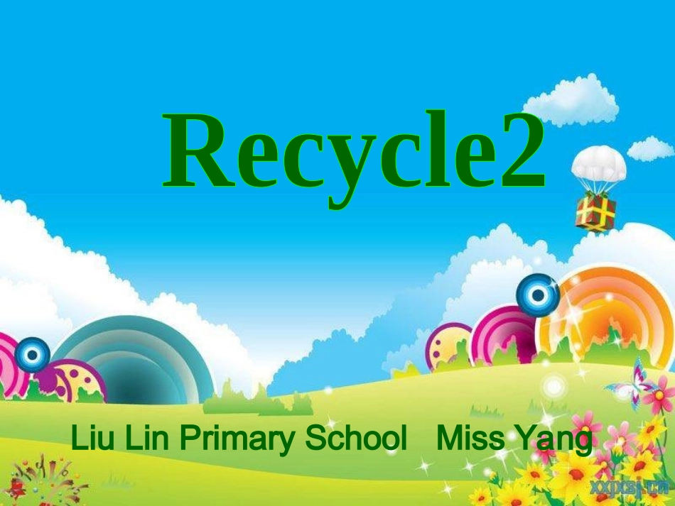 新版pep五年级上册Recycle2课件_第1页