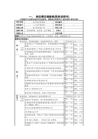 生产技术科科长
