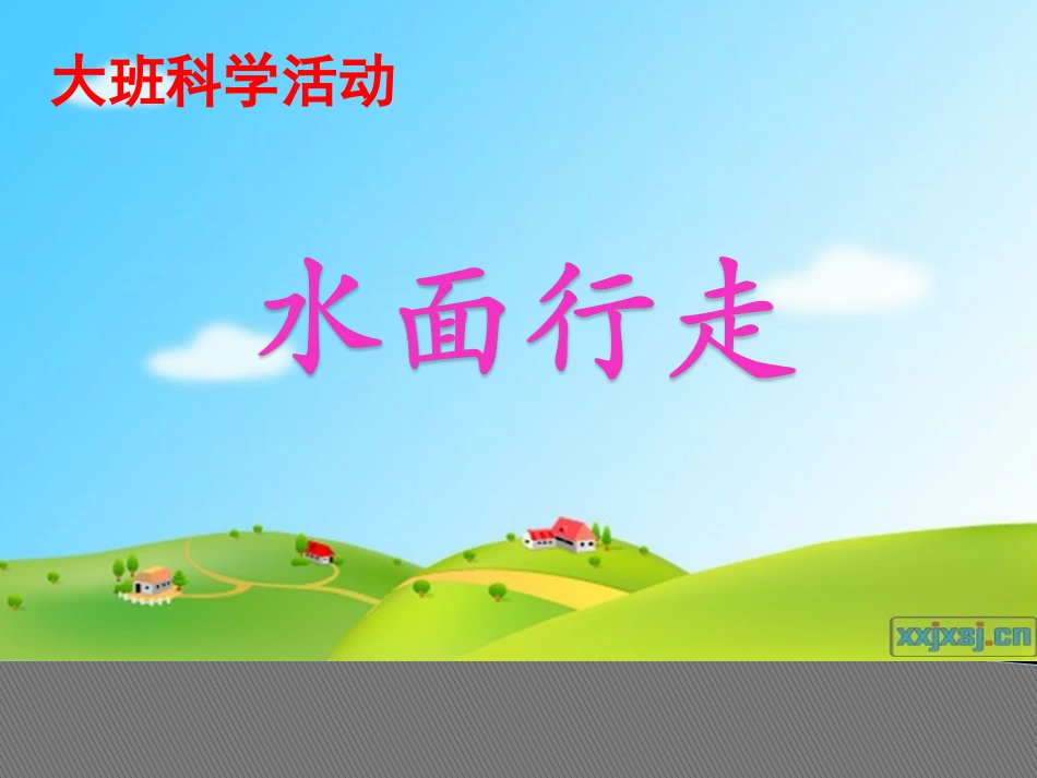 水面行走课件_第1页