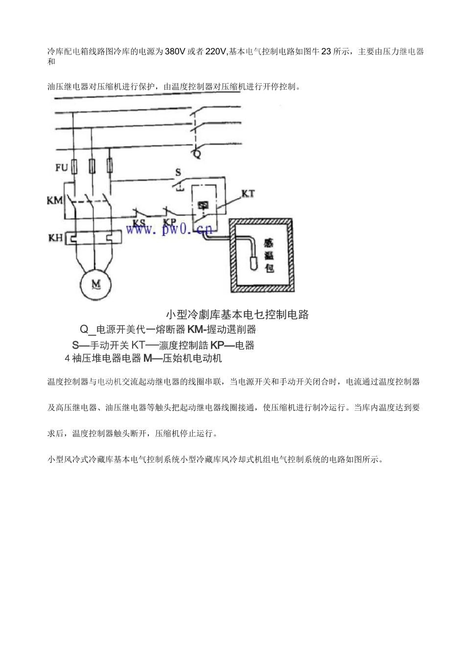 冷库配电箱线路图_第1页
