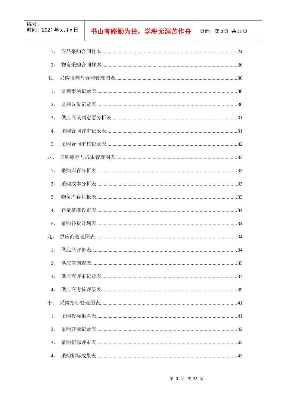 生产类采购管理表格_第3页