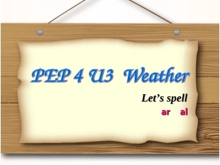 新PEP四年级下册unit3weather_let's_spell3
