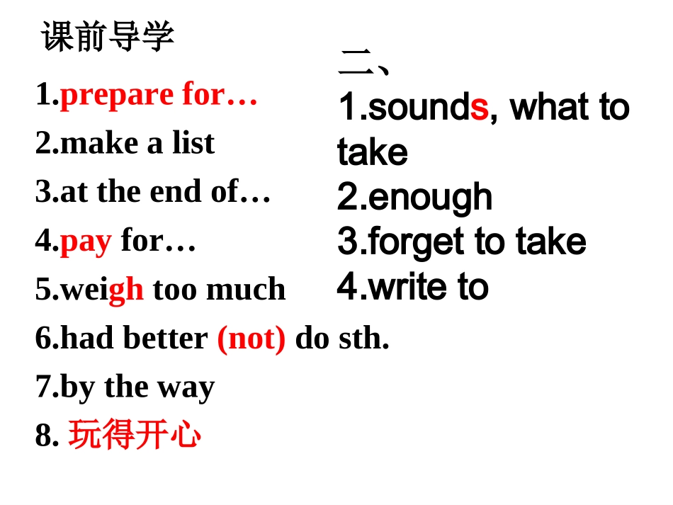 八年级下册Module7Unit1_第2页