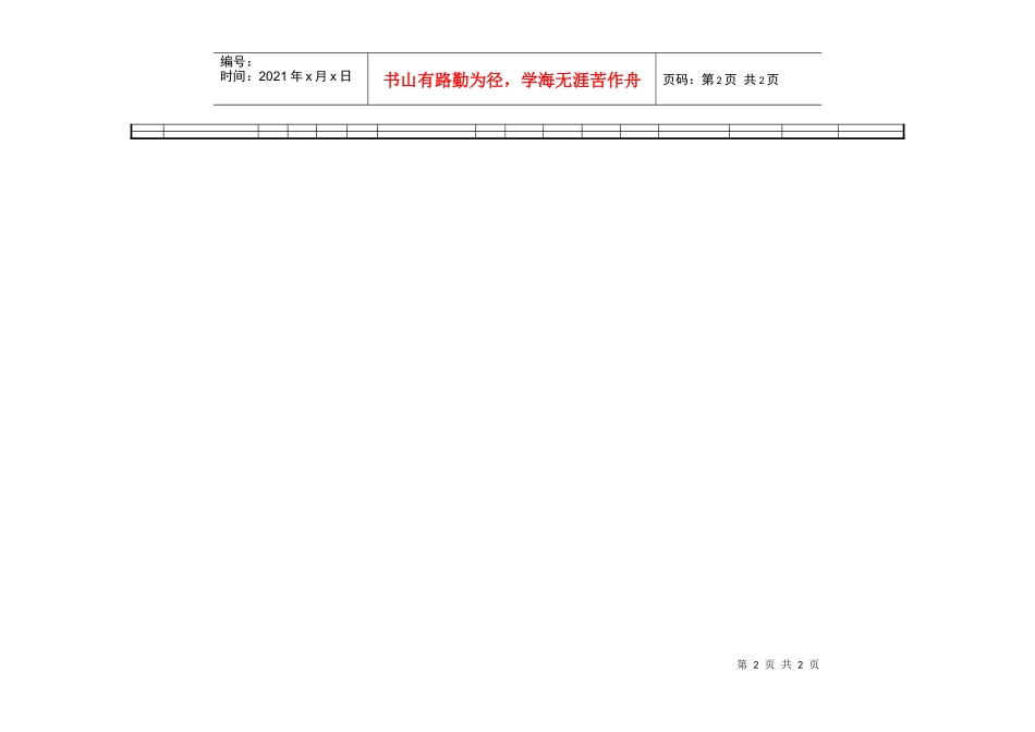 生产作业改善计划表_第2页