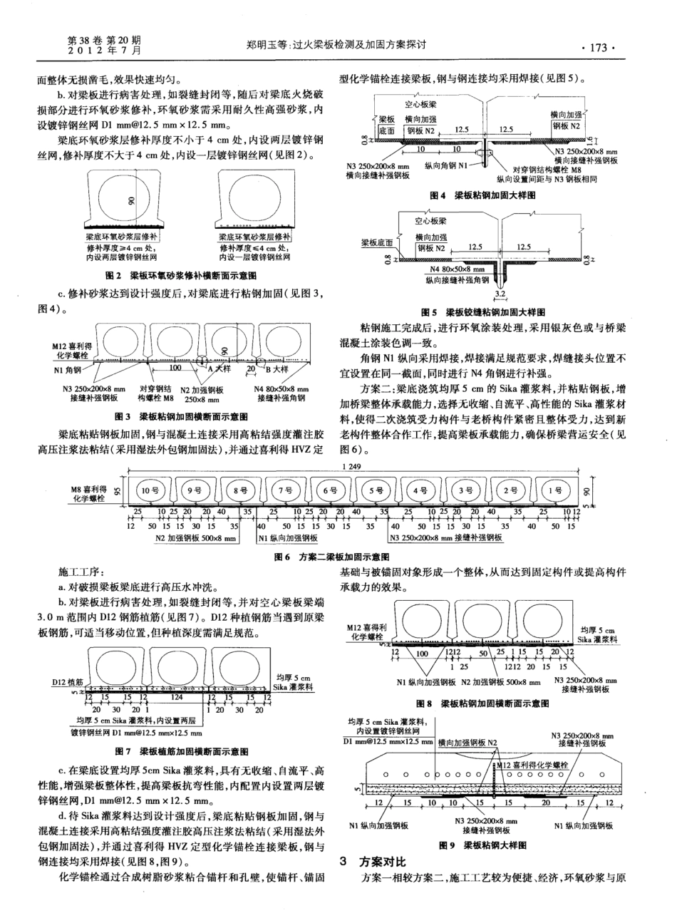 过火梁板检测及加固方案探讨 _第2页
