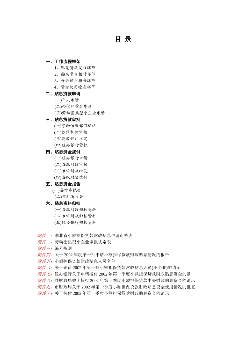 小额担保贷款财政贴息工作指南(XXXX版)(1)_第2页