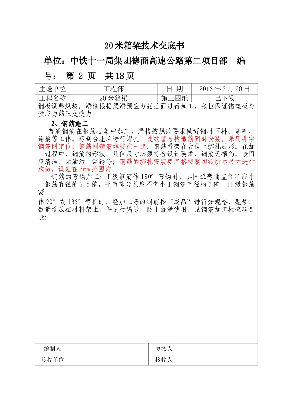 小箱梁(L=20m)(20度)施工技术交底_第2页