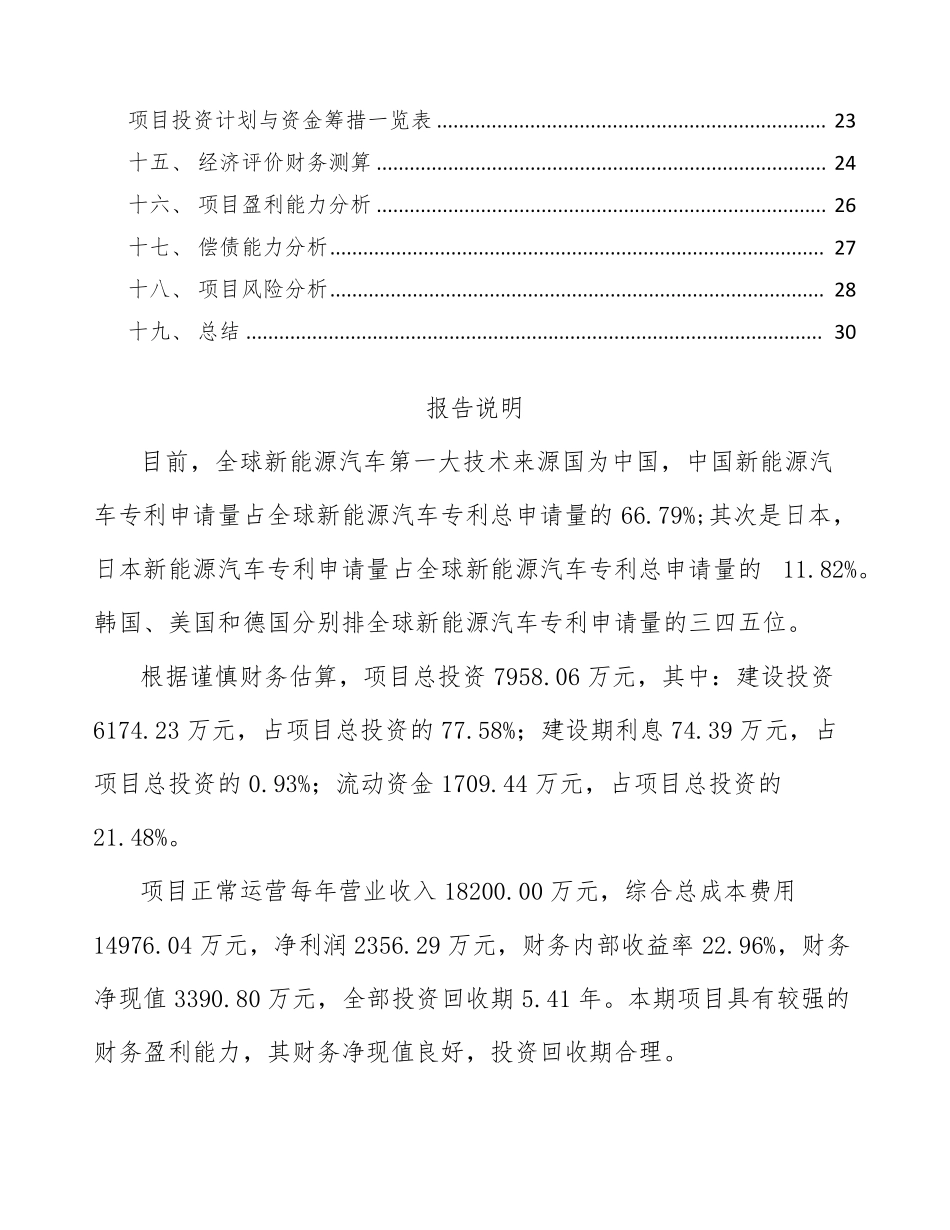 新能源汽车项目说明_第2页