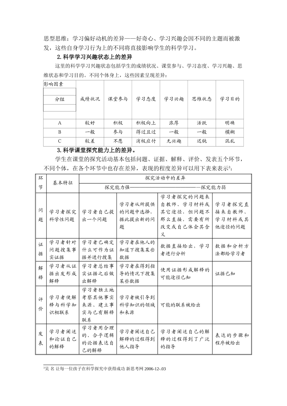 小学科学差异教学的策略与思考_第2页