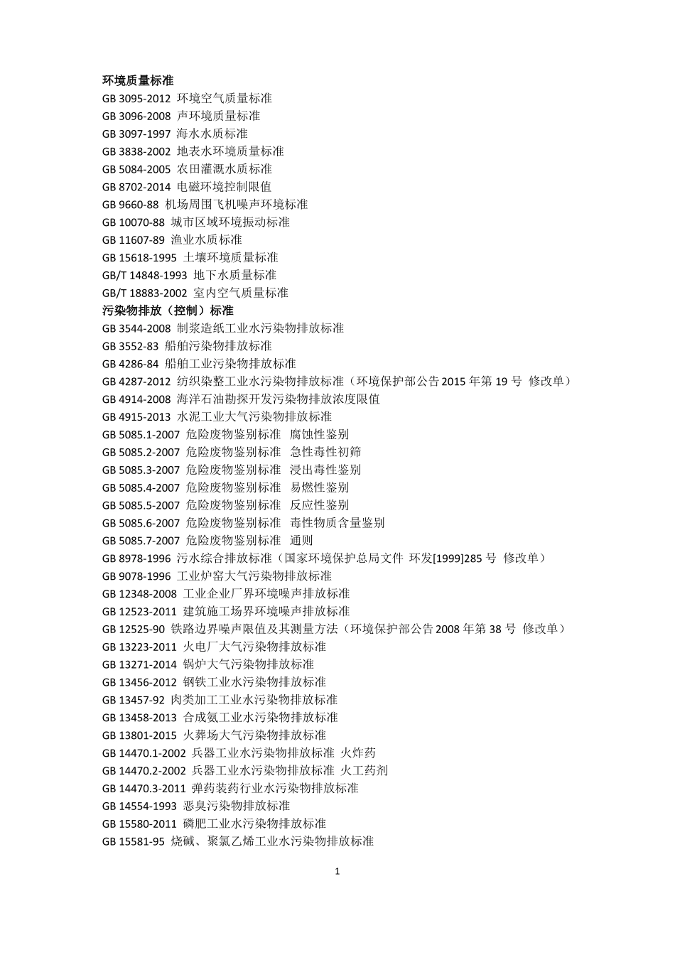 环境质量标准_第1页