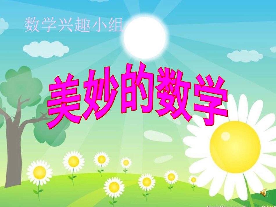 《美妙的数学》课件_第1页