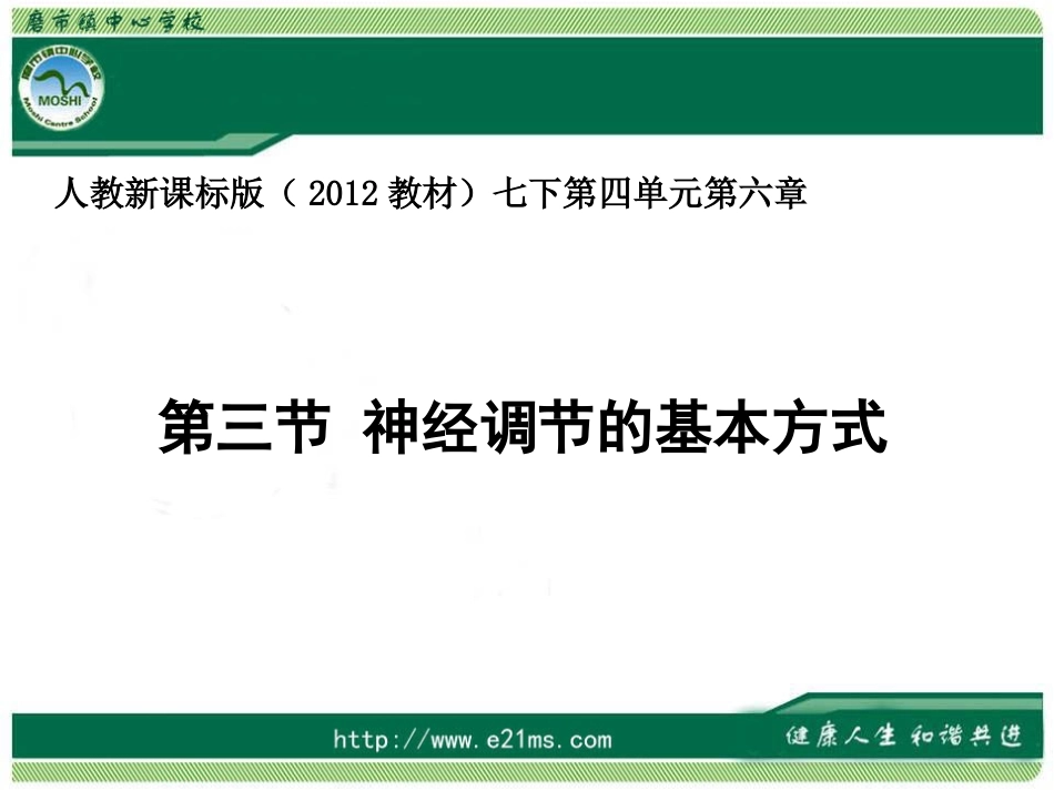 神经调节的方式_第1页