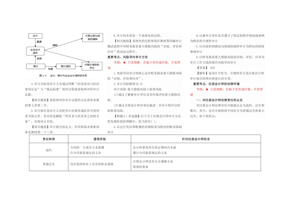 审计高频考点(经典之王)_第2页