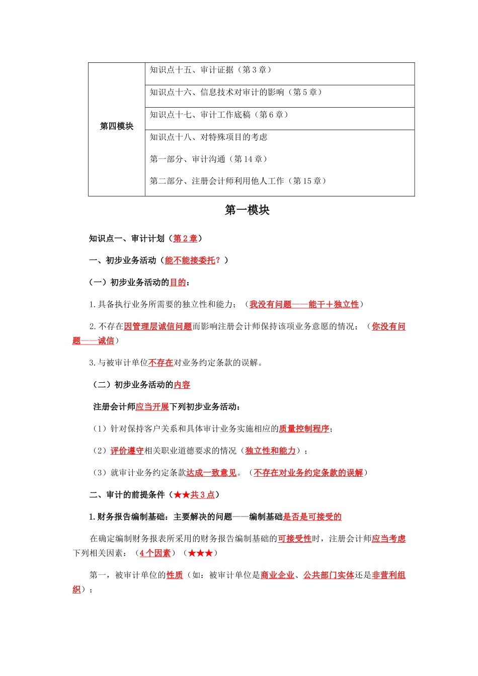 审计计划培训资料_第2页