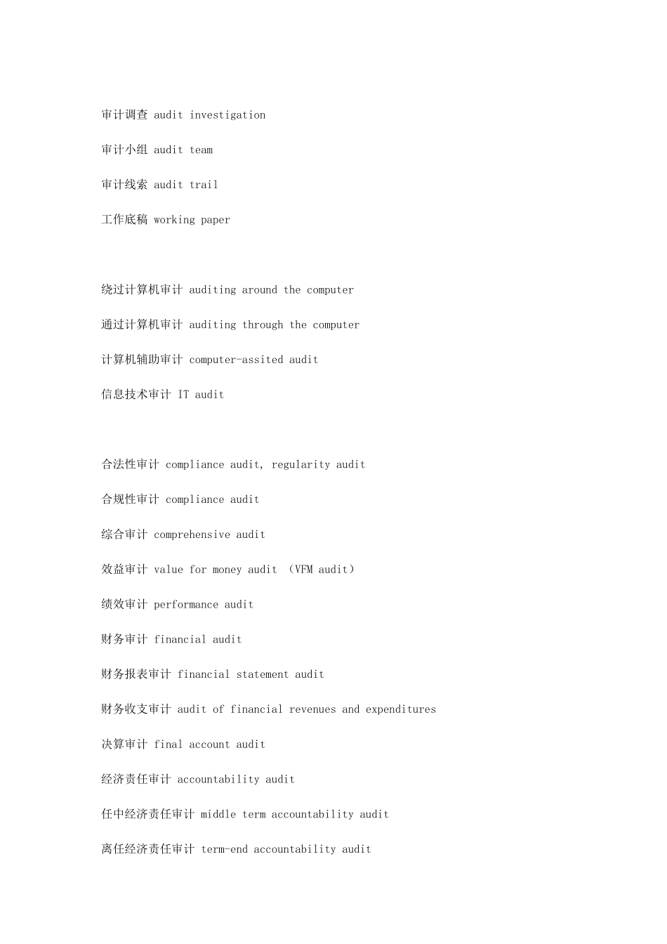 审计英语词汇_第3页