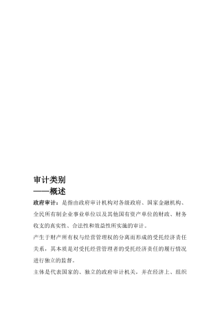 审计案例比较