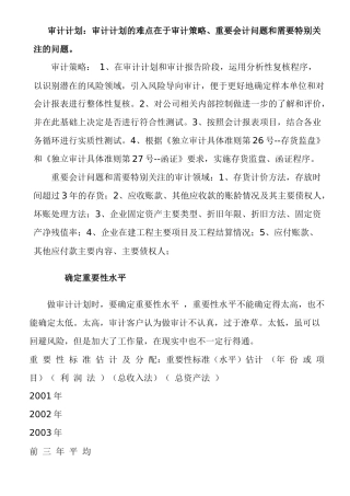审计技巧doc