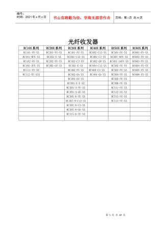 常用设备培训资料