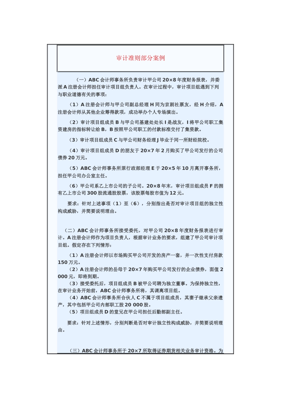 审计准则案例_第1页