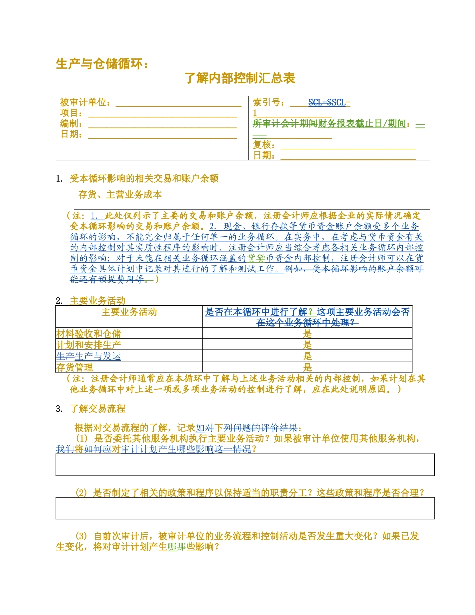 审计专用-了解生产与仓储循环_第2页