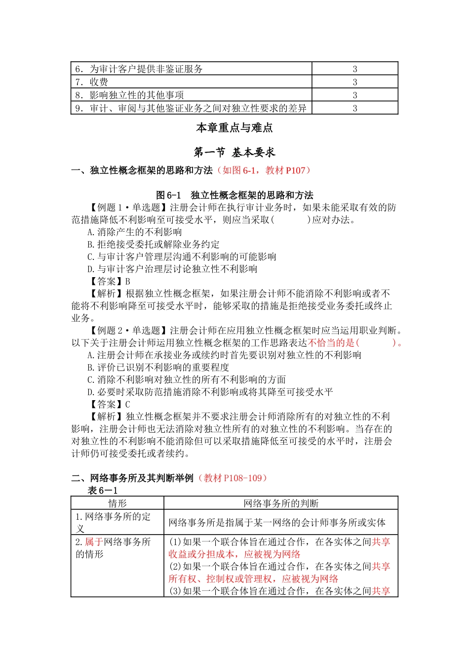 审计、审阅和其他鉴证业务对独立性的要求要点_第3页