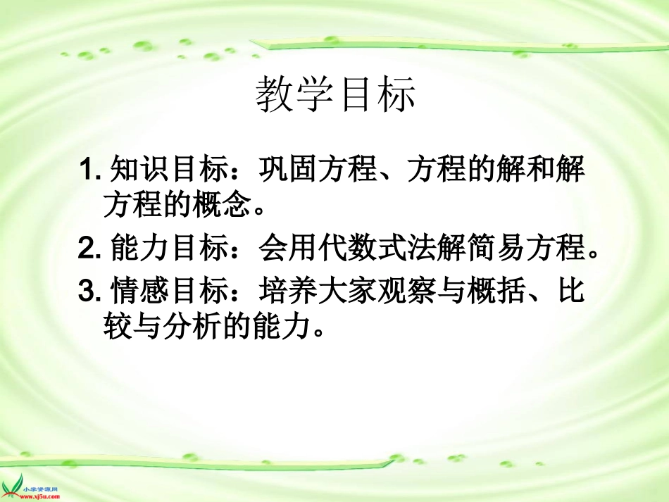 《简易方程复习》PPT课件_第2页