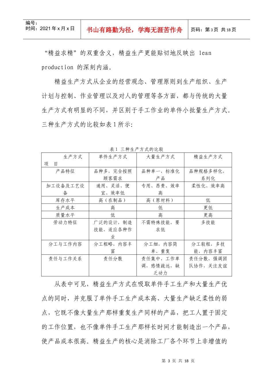 论生产型企业的精益生产和产能效益_第3页