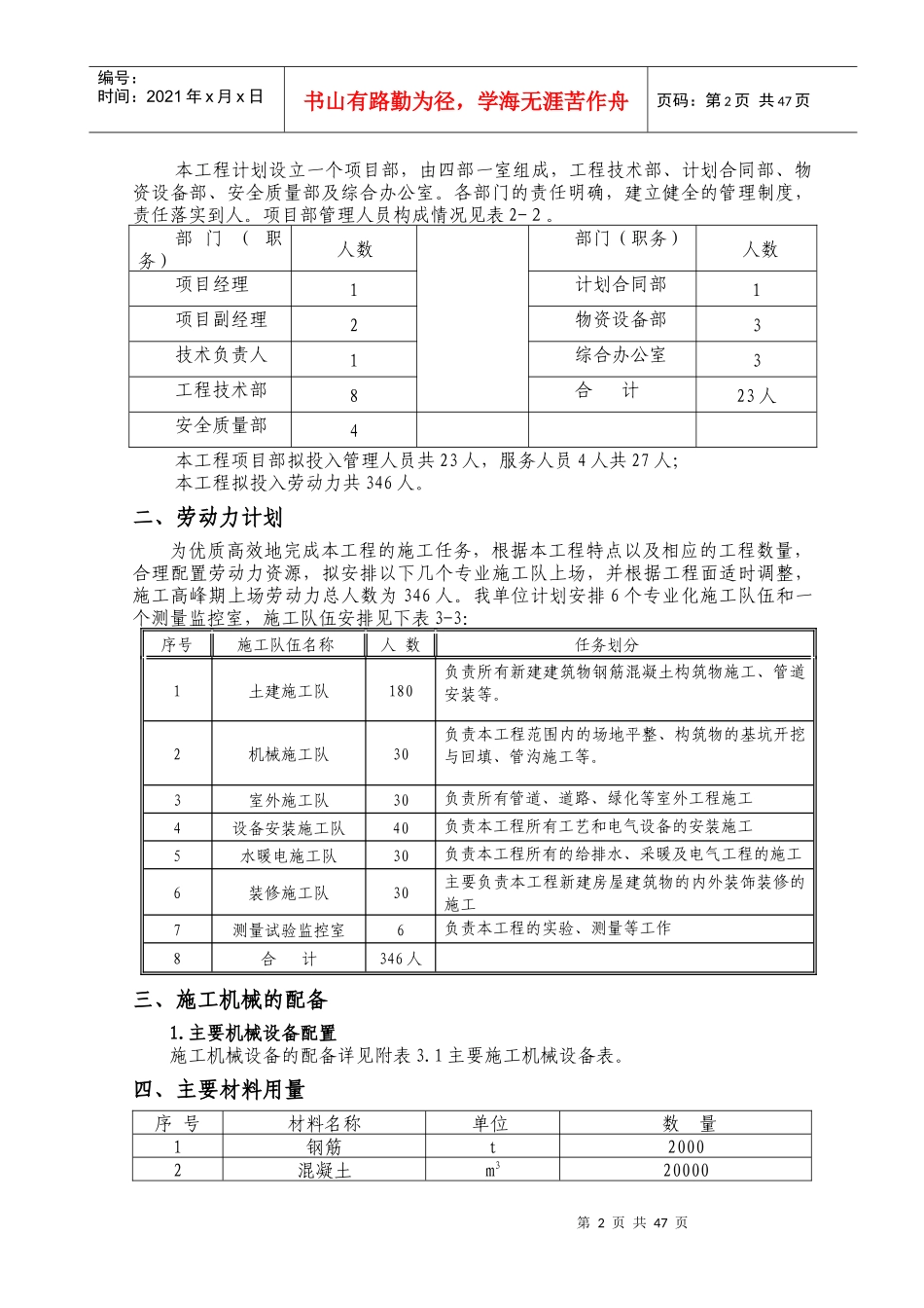 土建及设备管线安装施工组织设计_第3页