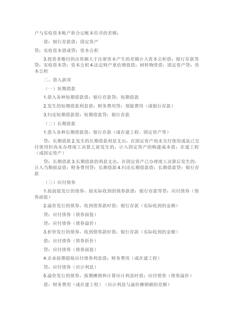 实用财务会计分录_第2页