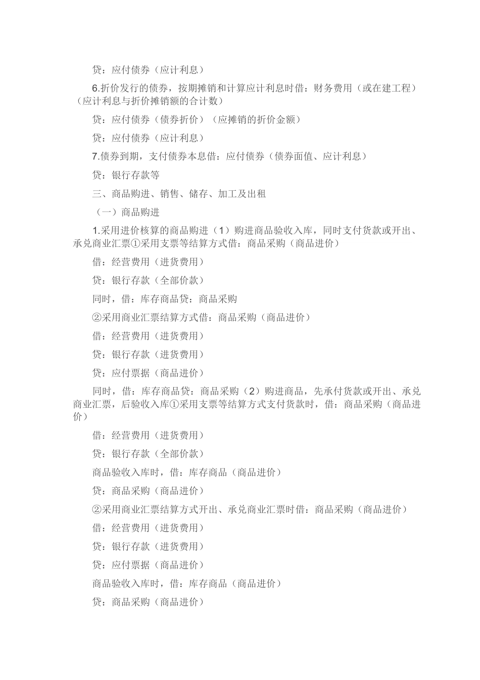 实用财务会计分录_第3页