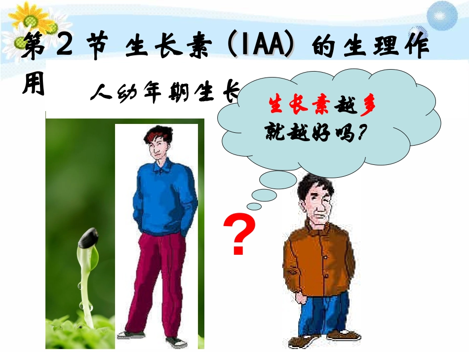 生长素的生理作用_第1页