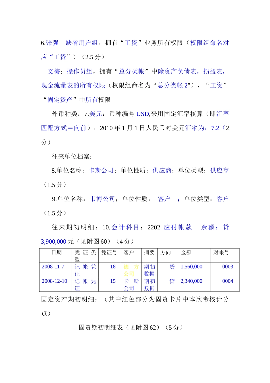实务练习题(重庆会计电算化)_第2页