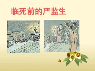 临死前的严监生》课件