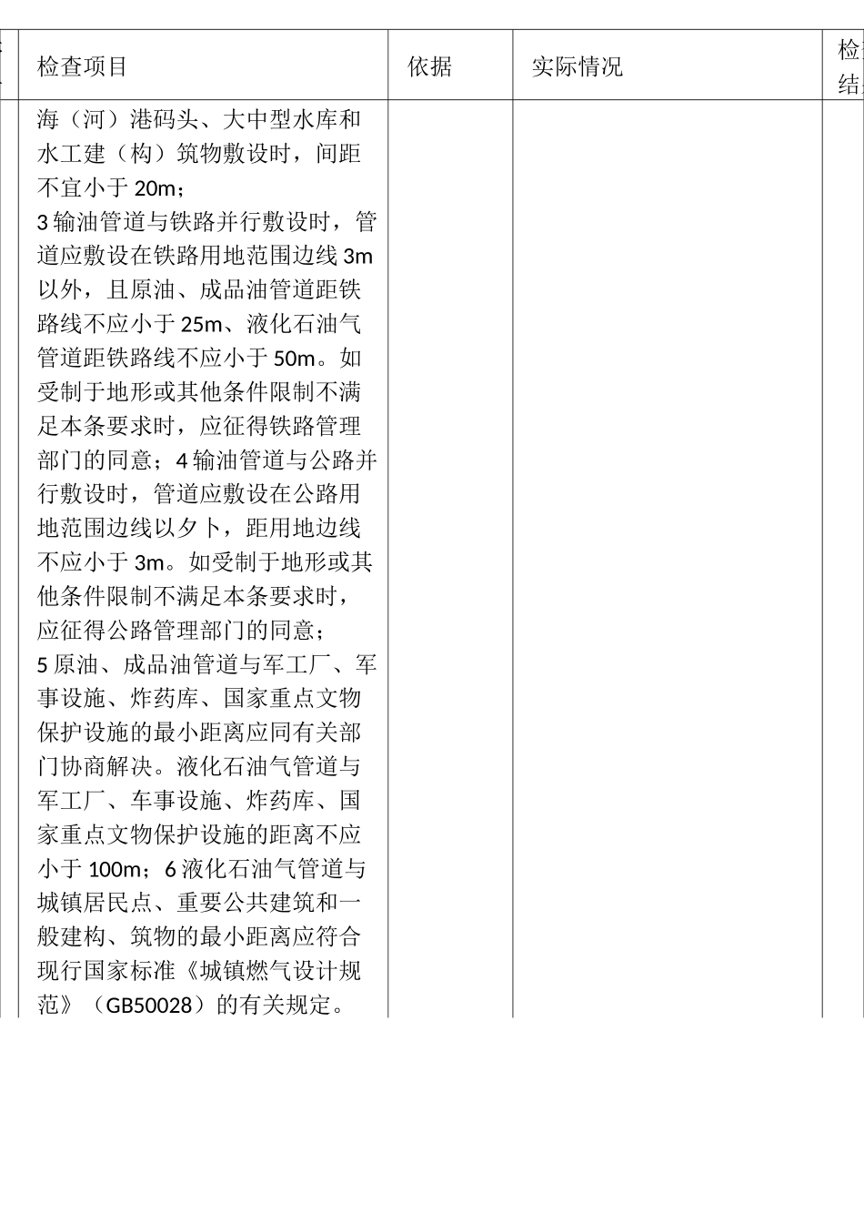 原油输油管道安全检查表_第3页