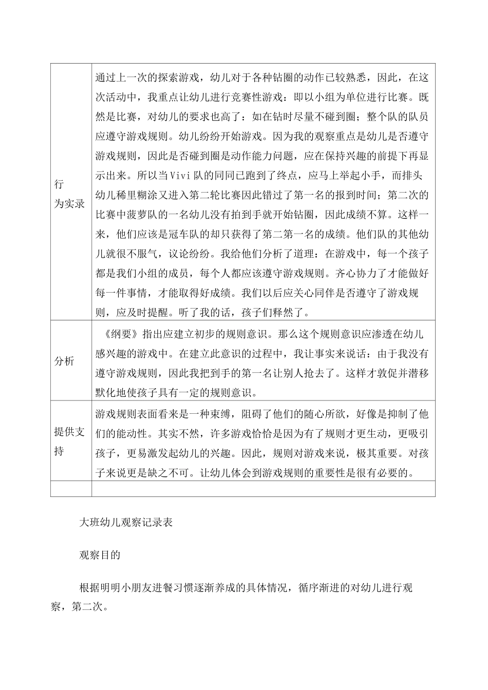 大班观察记录_第3页