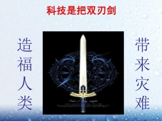 科技是把双刃剑第1课时课件