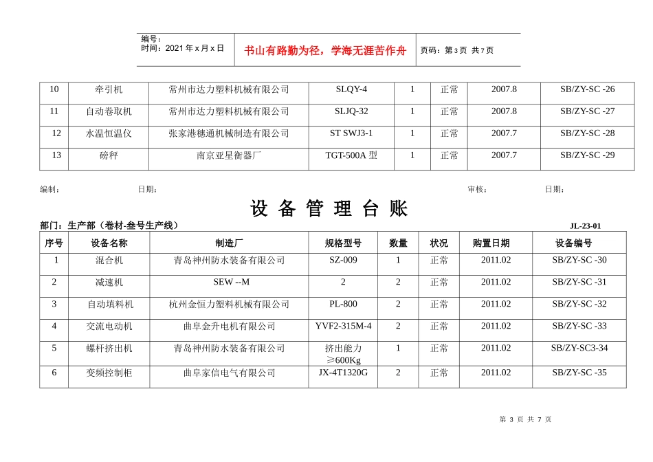 设备管理台账_第3页