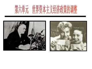 第六单元世界资本主义经济政策的调整
