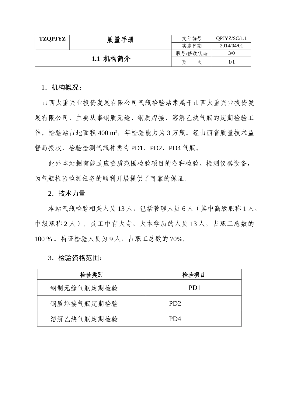 太重兴业气瓶检验站质量手册_第2页