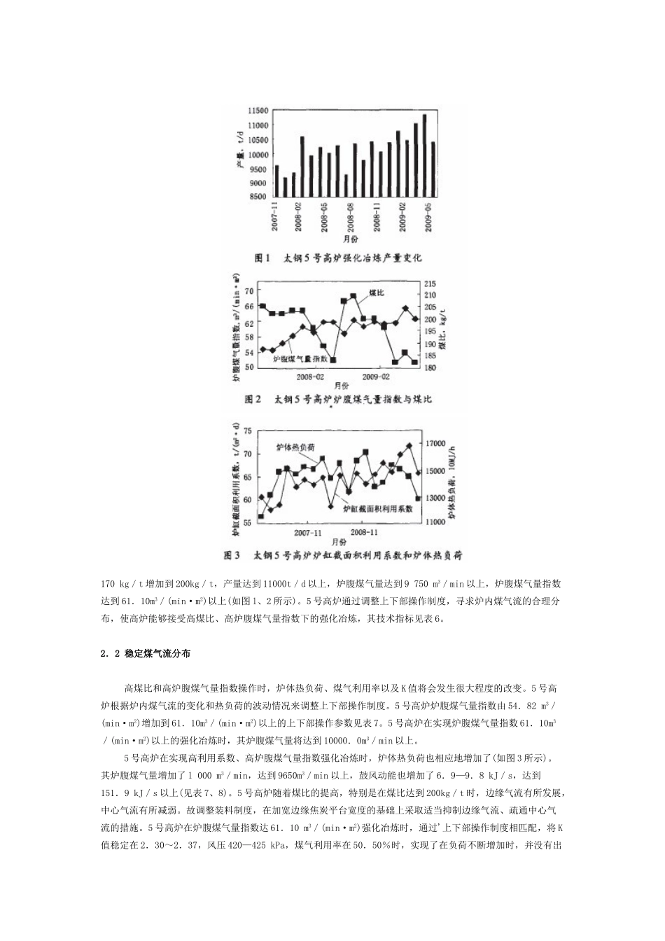 太钢4350m3高炉强化冶炼操作实践_第3页